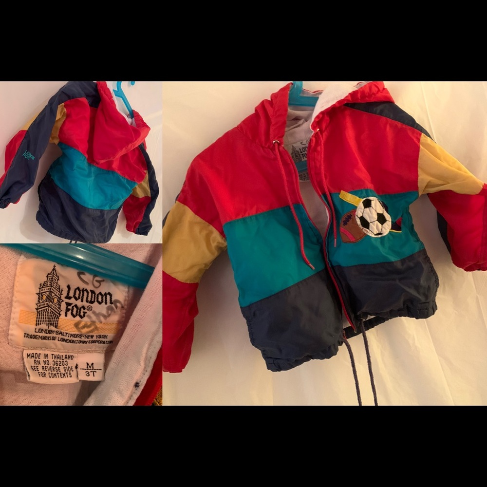 VTG 3t London fog windbreaker jacket